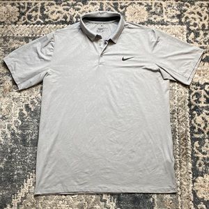 Nike Golf Dri-Fit XL Grey Polo